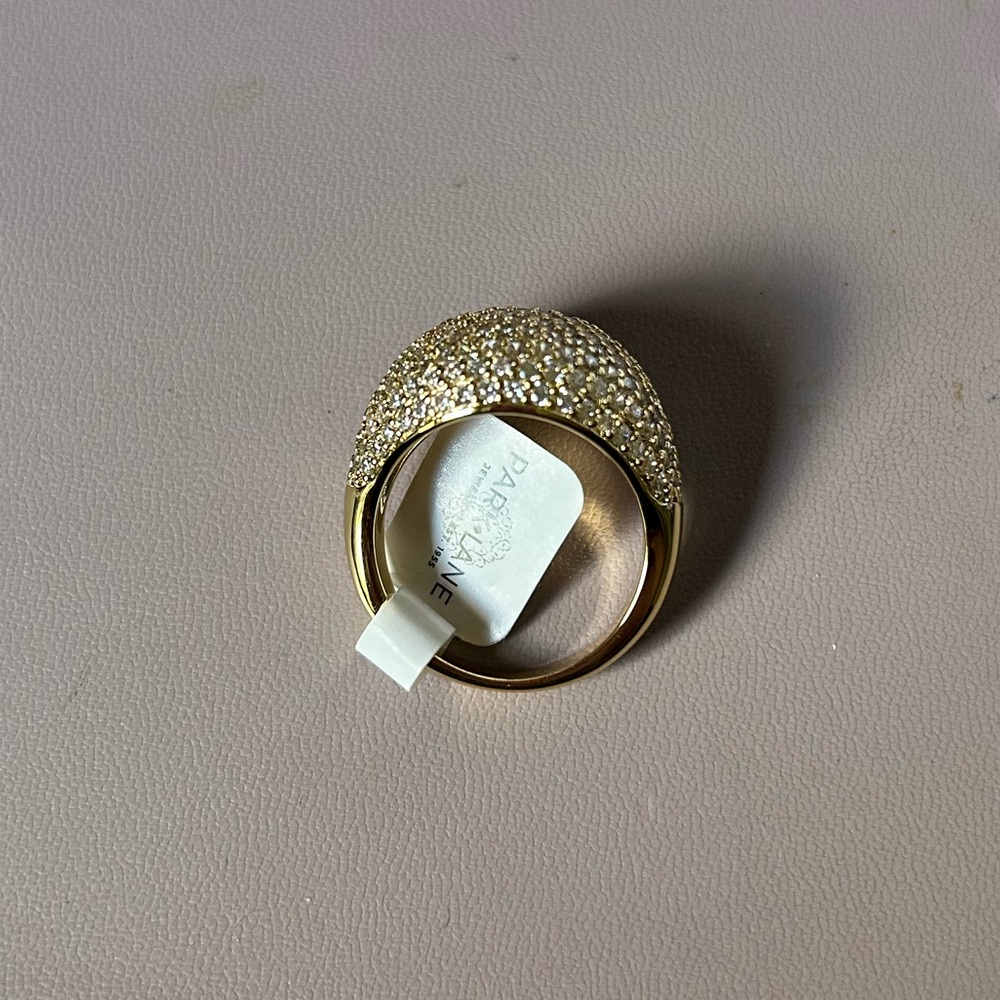 Park Lane Gold Dome Ring with Textured Design